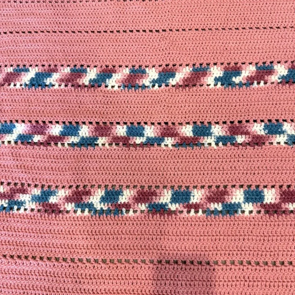 Knit Baby Girl Blanket 28